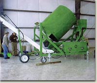 large mobile drum mixer